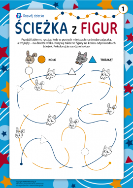 Ścieżka z figur nr 1: koło, trójkąt