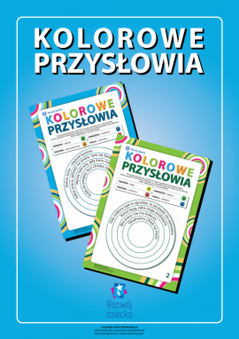 Kolorujemy przysłowia według tematów (język polski)