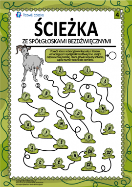 Ścieżka ze spółgłoskami bezdźwięcznymi (nr 4)