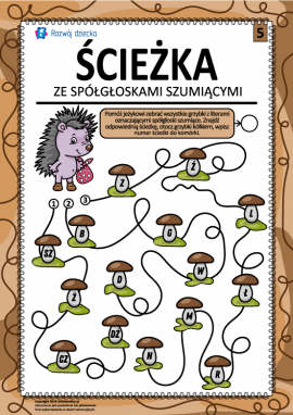 Ścieżka ze spółgłoskami szumiącymi (nr 5)