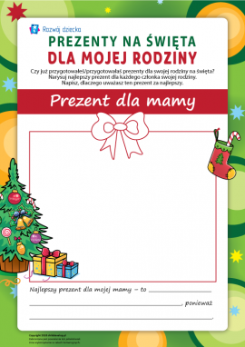 Świąteczne prezenty dla mojej rodziny: prezent dla mamy 