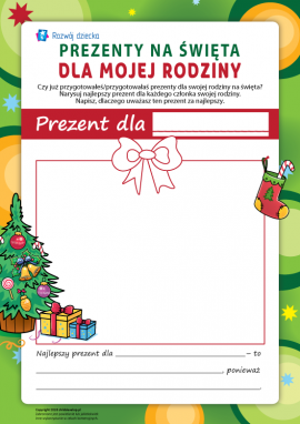 Świąteczne prezenty dla mojej rodziny: samodzielnie wybierz dla kogo