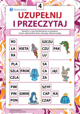 Uzupełnij i przeczytaj nr 4