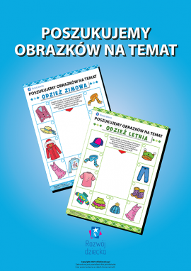 Rozwijamy uwagę: poszukujemy obrazków według tematów