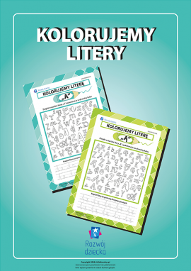 Kolorujemy litery alfabetu polskiego