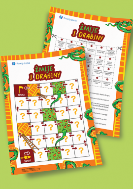 Gra planszowa „Żmije i drabiny” 