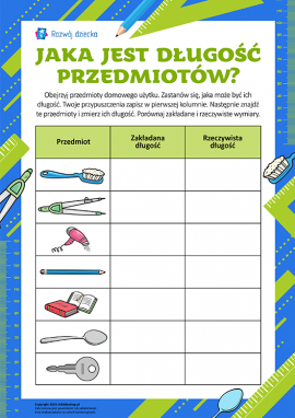 Przewidujemy i mierzymy długość obiektów