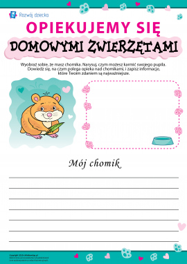 Osobliwości opieki nad chomikami