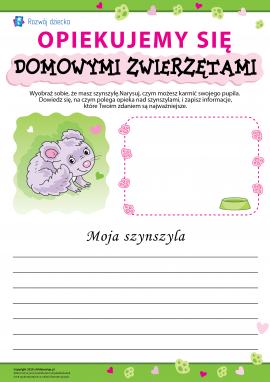 Osobliwości opieki nad szynszylami