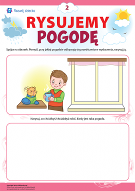 Wyobrażamy sobie i rysujemy pogodę nr 2