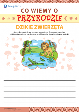 Piszemy wypracowanie o dzikich zwierzętach