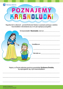 Poznajemy krasnoludka Nieśmiałka