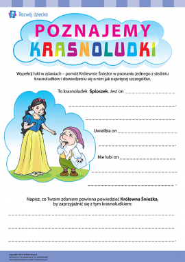 Poznajemy krasnoludka Śpioszka