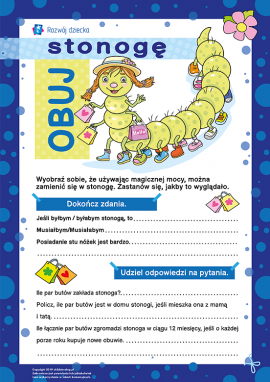 Obuj stonogę: liczymy i analizujemy