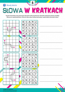 Słowa w kratkach nr 5