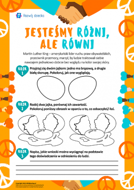 Jesteśmy różni, ale równi: uczymy się tolerancji