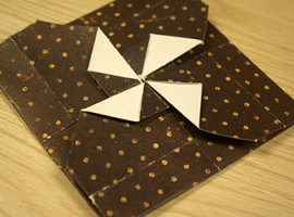Łatwa koperta w technice Origami dla twórczości dziecięcej