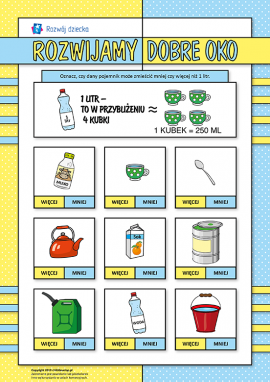 Rozwijamy dobre oko: uczymy się porównywania