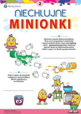 Niechlujne minionki nr 2: liczymy śliwki