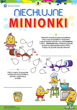 Niechlujne minionki nr 3: liczymy gruszki