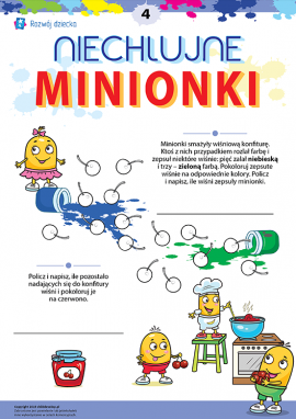 Niechlujne minionki nr 4: liczymy wiśnie