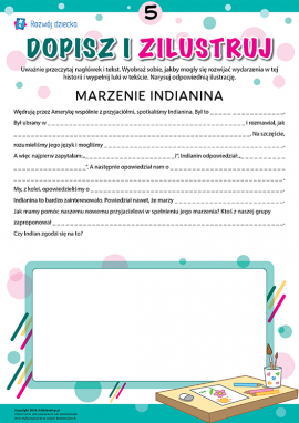 Uzupełniamy i ilustrujemy historię nr 5