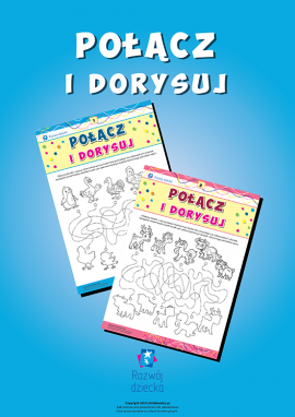 Dorysowujemy sylwetki ćwicząc koordynację wzrokowo-ruchową