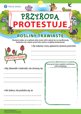 Przyroda protestuje: manifestacja zwierząt domowych