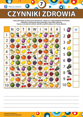 Odszyfrowujemy nazwy czynników zdrowia nr 7