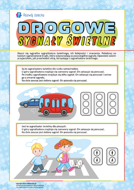 Uczymy się sygnałów świateł drogowych