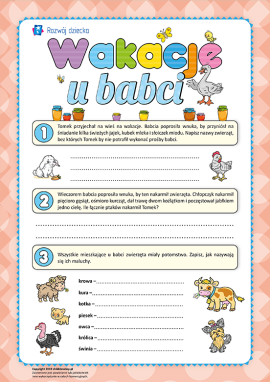 Wakacje u babci: liczymy i analizujemy