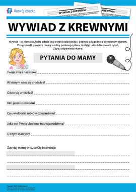 Dowiadujemy się więcej o mamie w postaci wywiadu