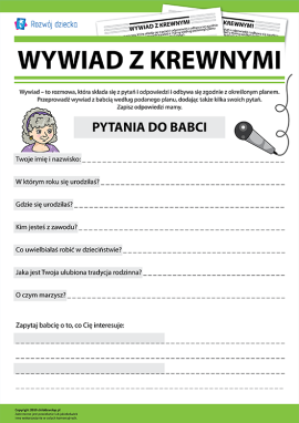 Dowiadujemy się więcej o babci w postaci wywiadu