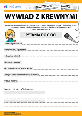 Dowiadujemy się więcej o cioci w postaci wywiadu