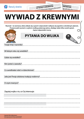 Dowiadujemy się więcej o wujku w postaci wywiadu