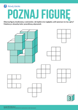 Wyobrażamy sobie widok figur od góry nr 3