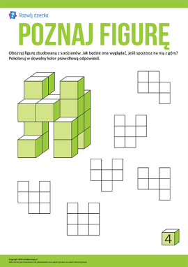 Wyobrażamy sobie widok figur od góry nr 4