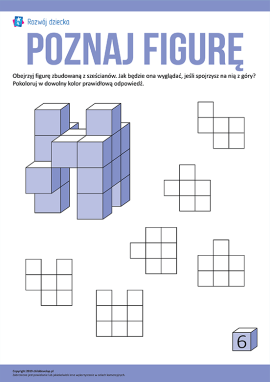 Wyobrażamy sobie widok figur od góry nr 6