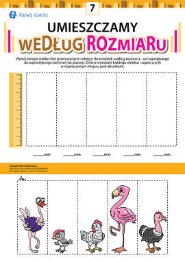 Umieszczamy obrazki według rozmiaru nr 7