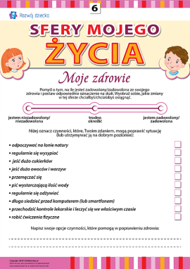 Analizujemy sfery swojego życia: zdrowie