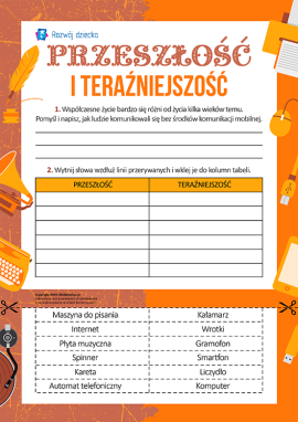 Przeszłość i teraźniejszość: wzbogacamy zasób słownictwa