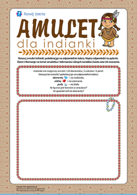 Rysujemy amulet dla Indianki