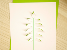Paper Cutting: oryginalne wycinanie listków