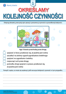 Określamy kolejność czynności nr 1