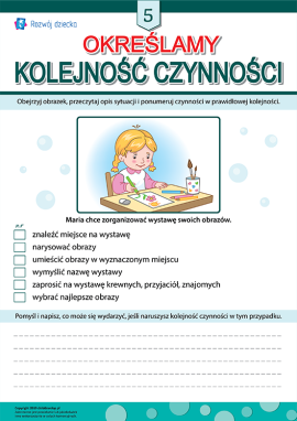 Określamy kolejność czynności nr 5