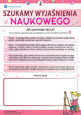 Poszukujemy naukowego wyjaśnienia pojawiania się tęczy