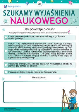 Poszukujemy naukowego wyjaśnienia pojawiania się pioruna