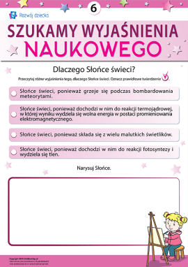 Poszukujemy naukowego wyjaśnienia pojawiania się światła słonecznego