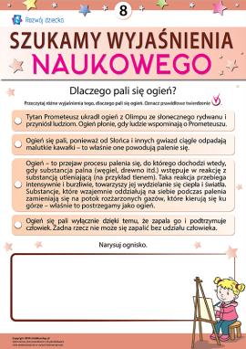 Poszukujemy naukowego wyjaśnienia zjawiska palenia się 