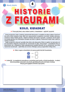 Uczymy się figur podczas czytania: koło, kwadrat